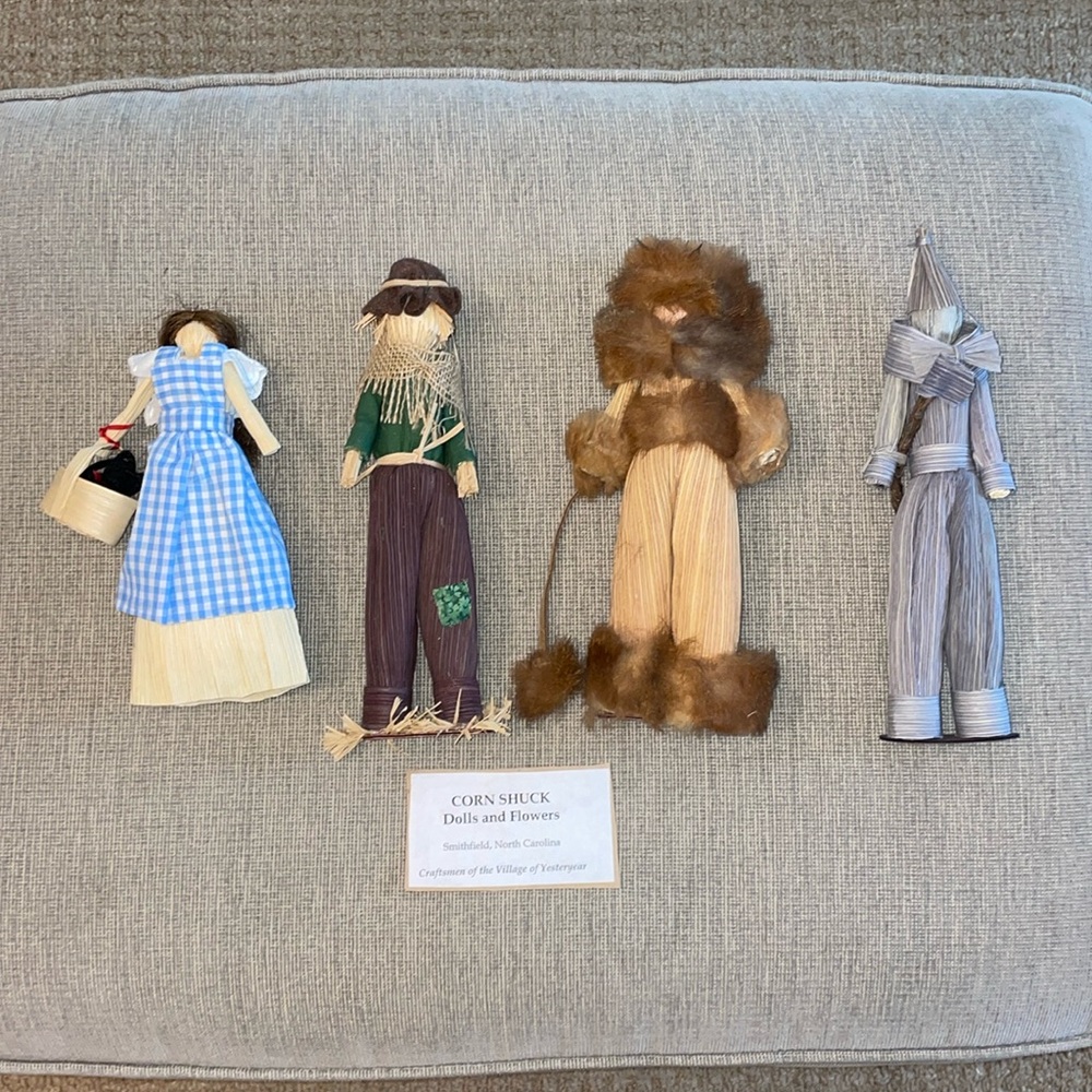 Wizard of Oz Corn Husk Dolls (set of 4)